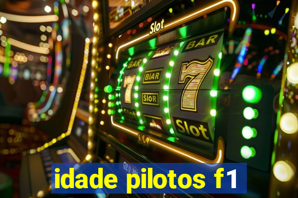 idade pilotos f1